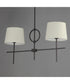 Paoli 2-Light Pendant Charcoal Bronze