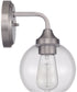 Glenda 1-Light Wall Sconce Brushed Polished Nickel