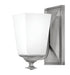 5"W Baldwin 1-Light Bath Sconce in Antique Nickel