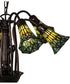 24" Wide Tiffany Pond Lily 7 Light Chandelier