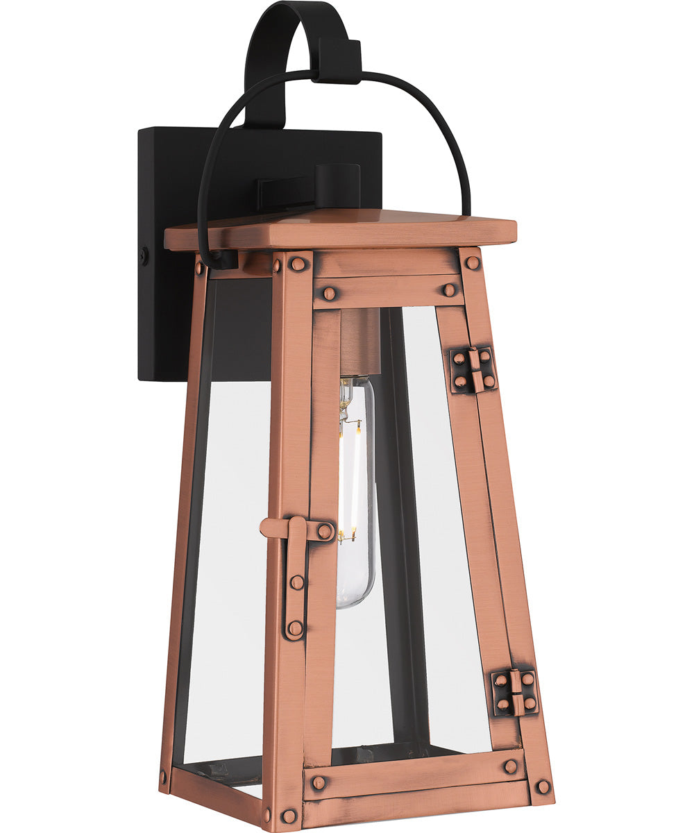 Carolina Small 1-light Outdoor Wall Light Aged Copper