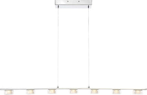 45"W Brooklyn LED Pendant Chrome