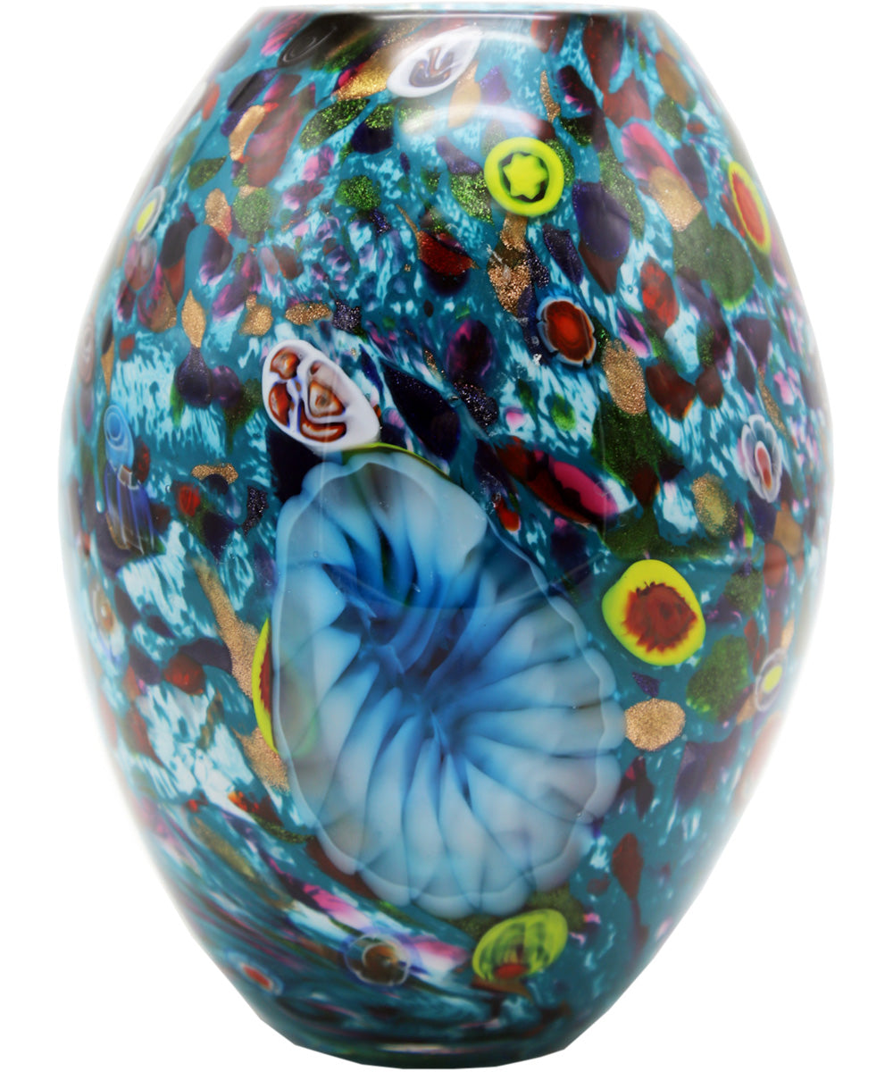 Estrada Hand Blown Art Glass Vase