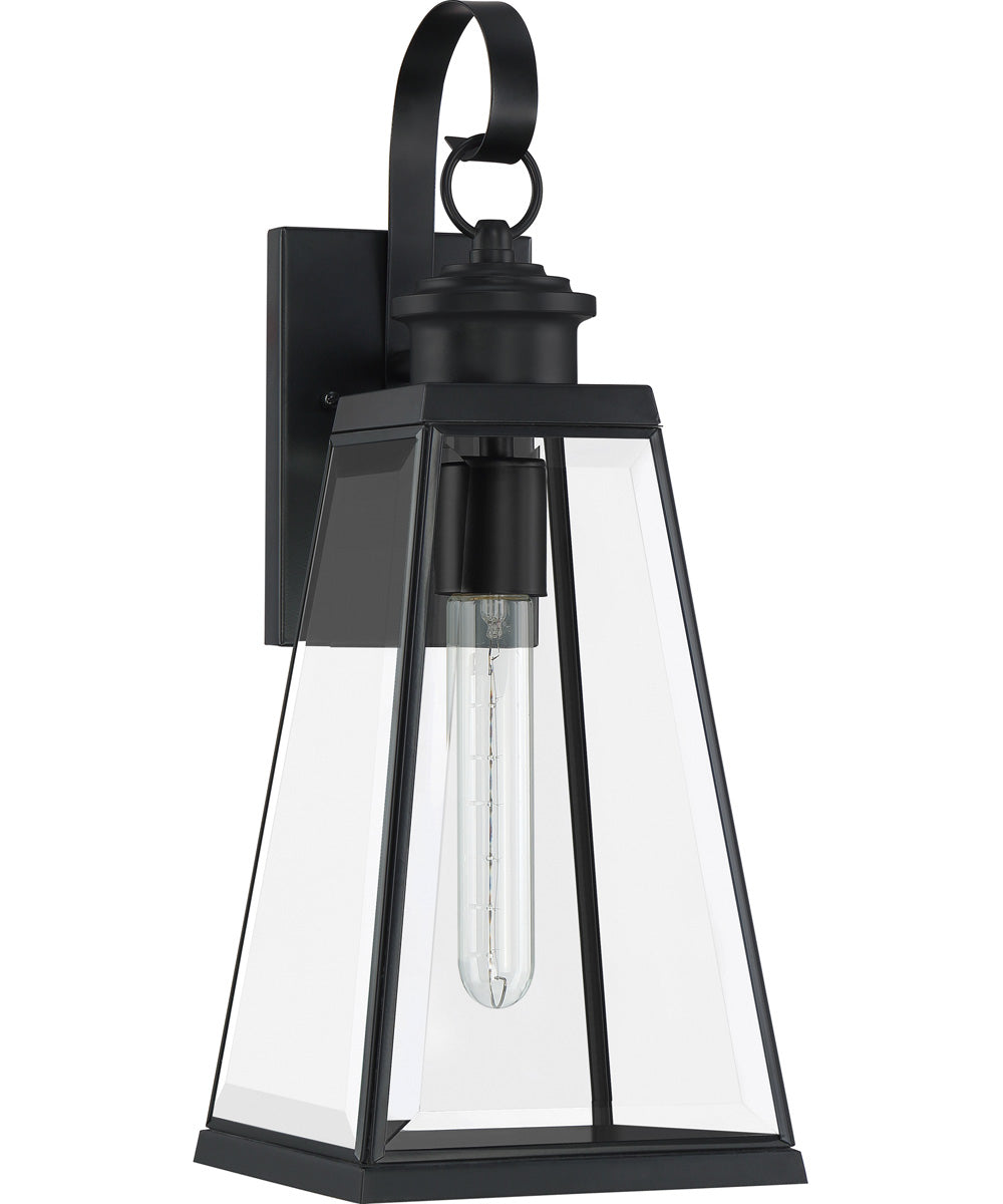 Paxton Medium 1-light Outdoor Wall Light Matte Black