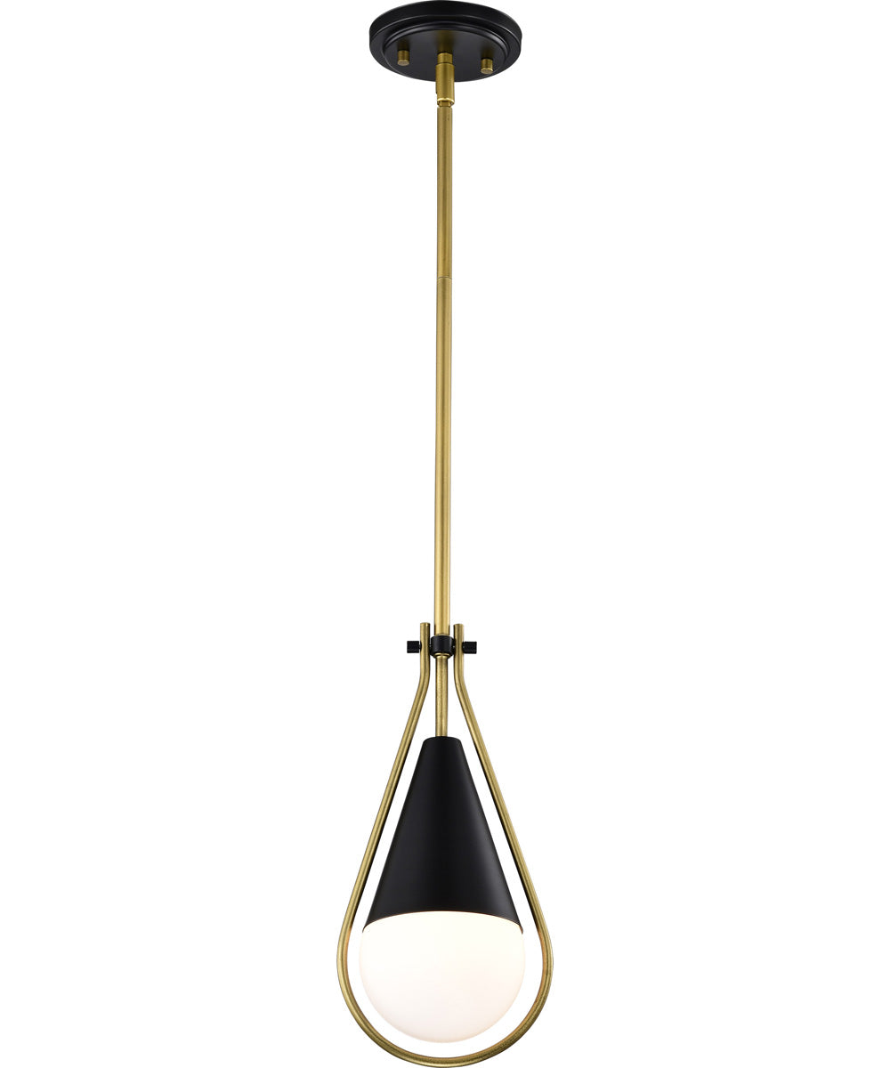 Admiral 1-Light Pendant Matte Black