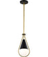 Admiral 1-Light Pendant Matte Black
