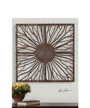27"H Josiah Square Wooden Wall Art
