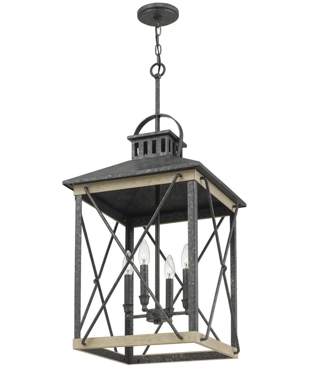 Brennan 4-light Pendant Old Black Finish