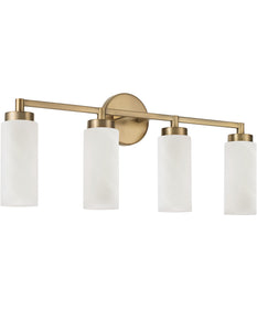 Alyssa 4-Light Vanity Aged Brass