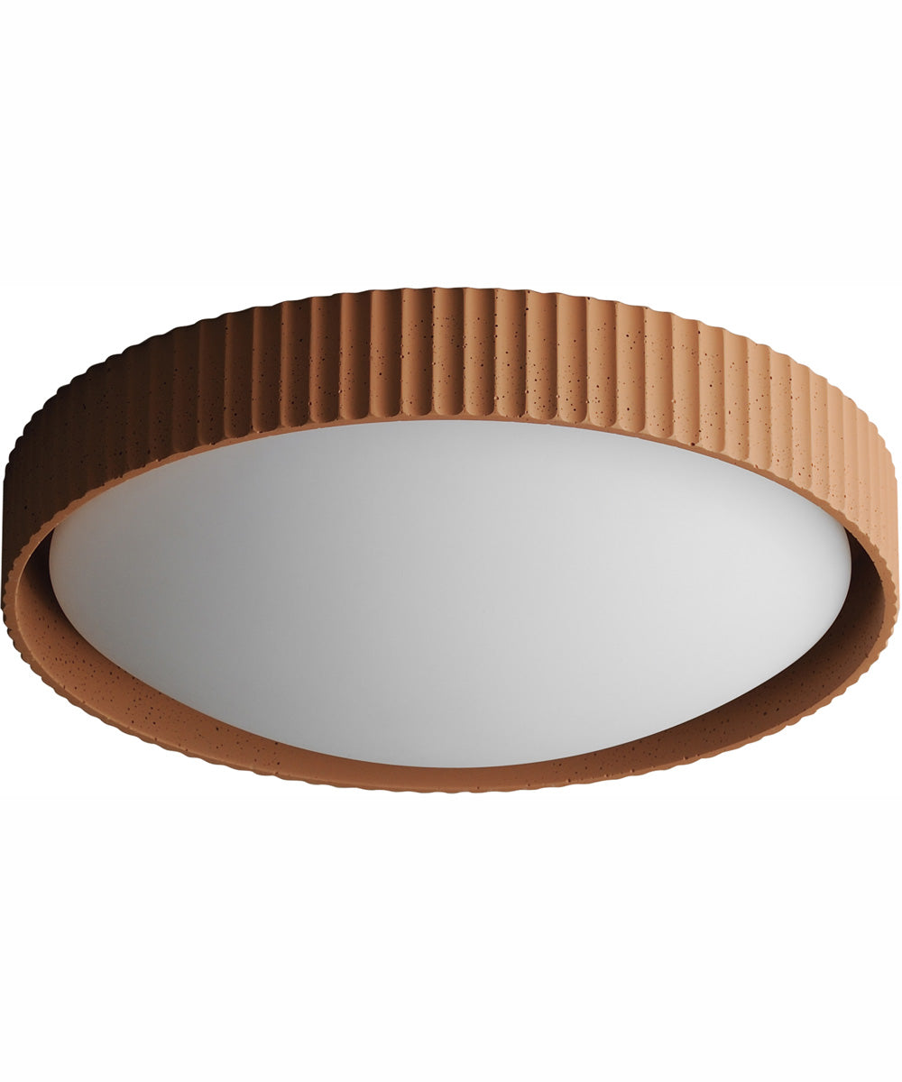 Souffle 18 inch LED Flush Mount Terra Cotta