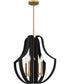 Quoizel Pendant 4-light Pendant Matte Black