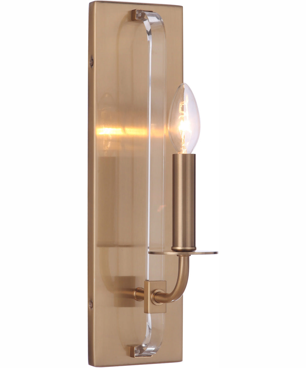 Graclyn 1-Light Wall Sconce Satin Brass