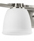 Preston 4-Light Coastal Bath Vanity Light Brushed Nickel