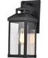 Corning 1-Light Outdoor Matte Black