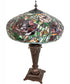 26" High Tiffany Peony Table Lamp
