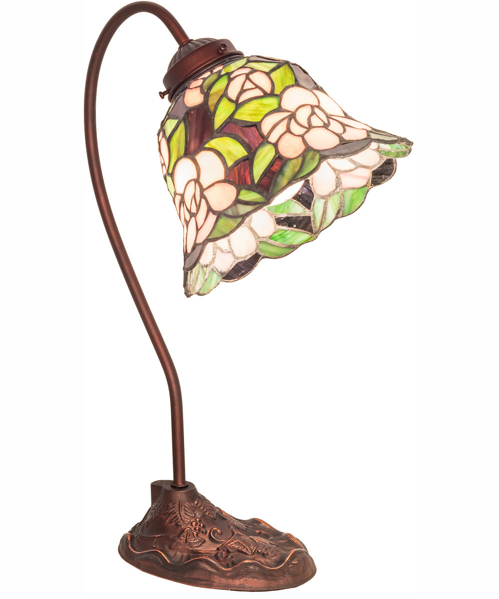 18" High Begonia Desk Lamp