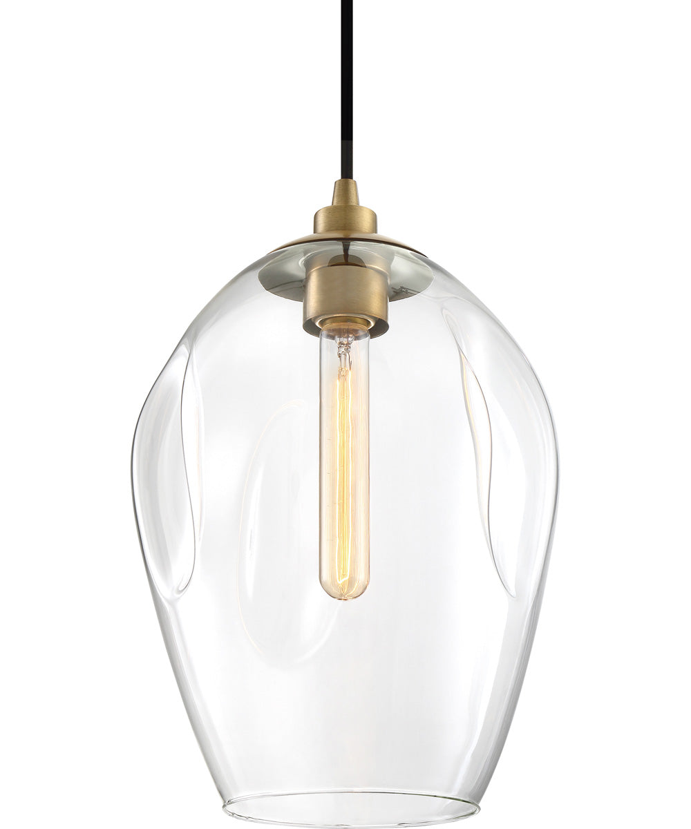 Nostalgia Small 1-light Mini Pendant Weathered Brass
