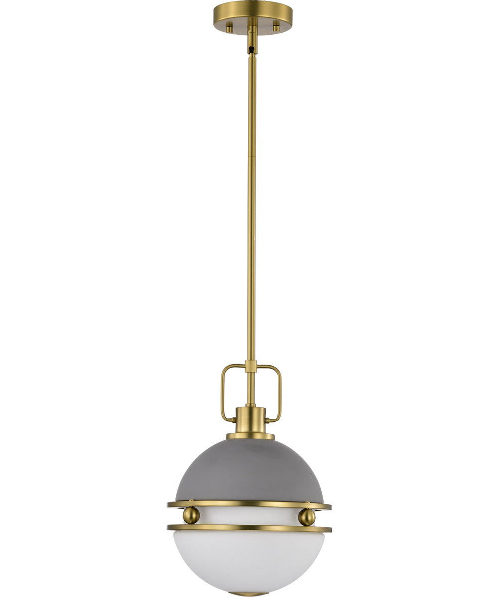 Everton 1-Light Pendant Matte Gray