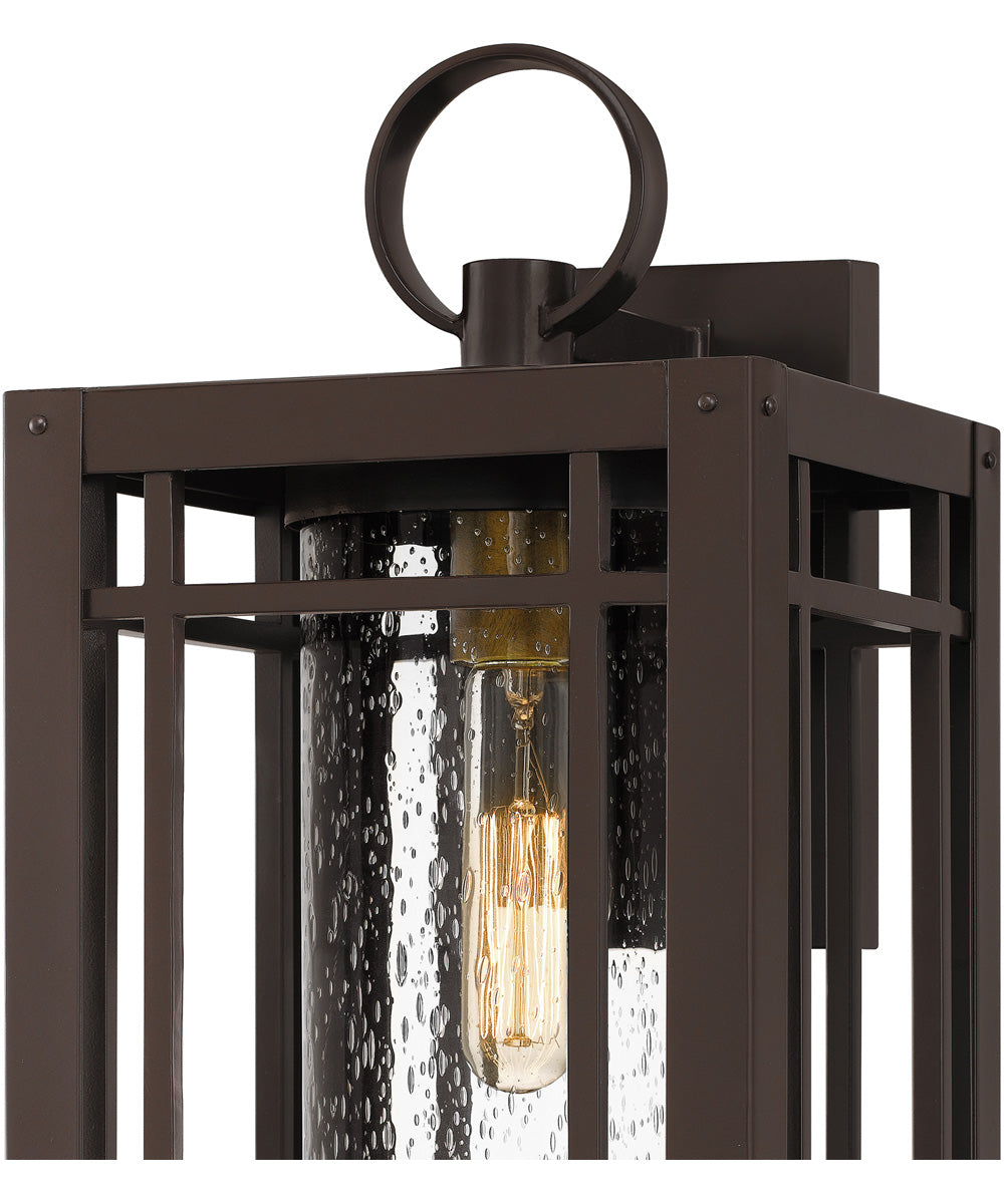 Pelham Medium 1-light Outdoor Wall Light  Coastal Armour Aluminum Western Bronze