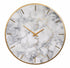 24"H Jazmin Wall Clock Gray/Gold