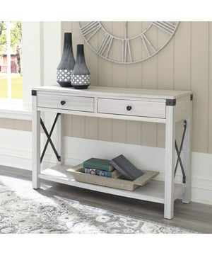 Bayflynn Console Sofa Table Whitewash