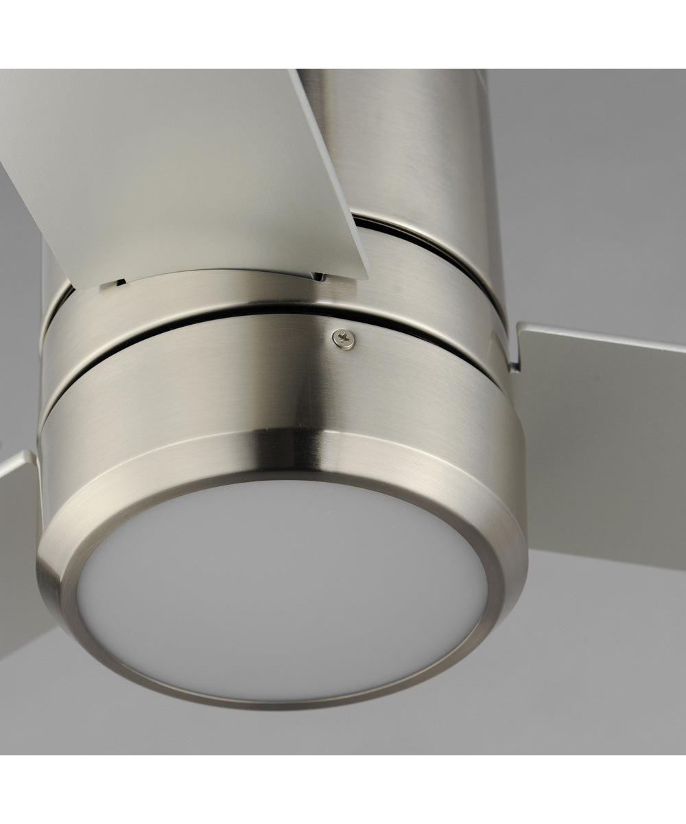 Tanker 52 inch 3-Blade Hugger Fan w LED Light Kit Satin Nickel