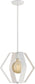 10"W Zen 1-Light Pendant White