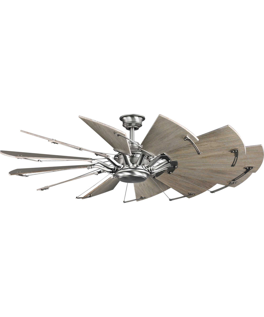 Springer 60" 12-Blade 60" Ceiling Fan Antique Nickel