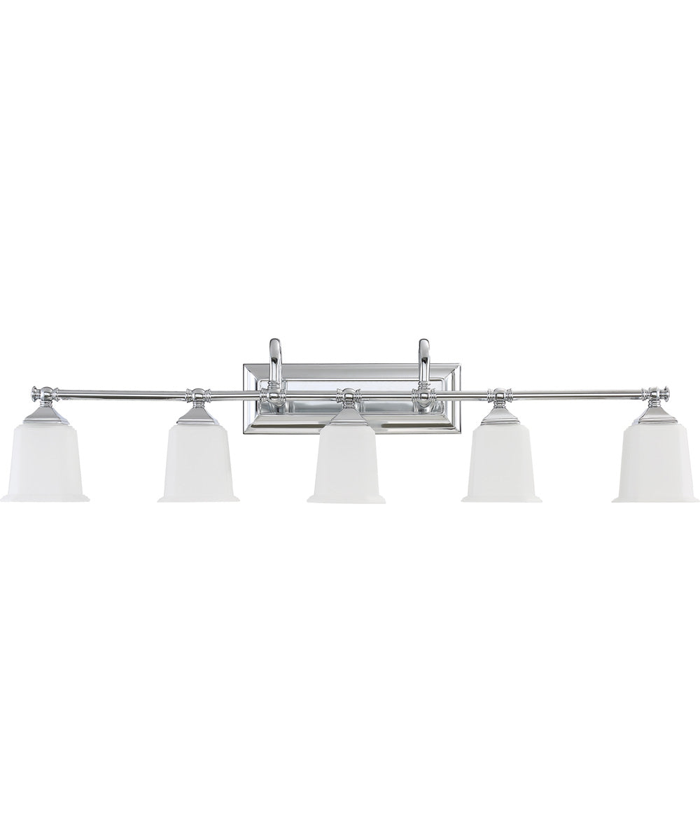 Nicholas 5-light Bath Light Polished Chrome