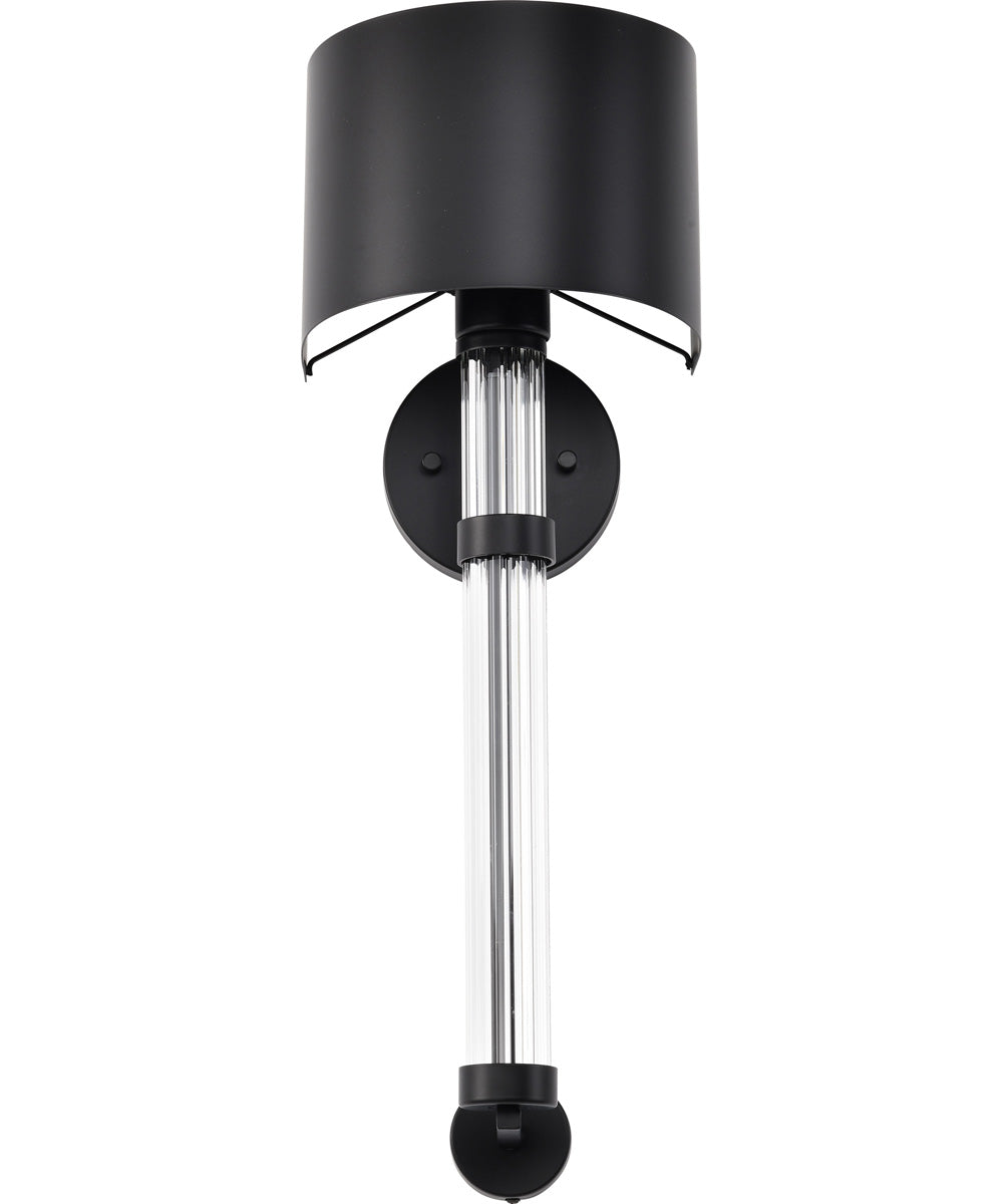 Teagon 1-Light Vanity & Wall Matte Black