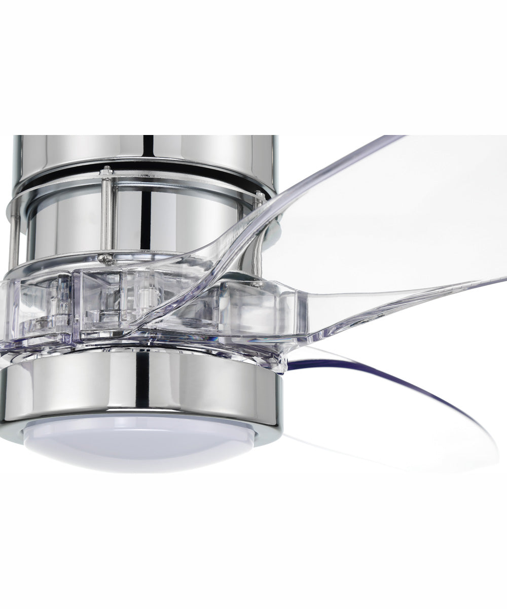 60" Sonnet 1-Light Ceiling Fan Chrome