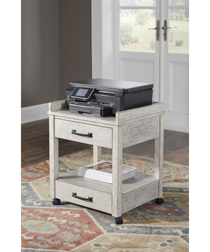 Carynhurst Printer Stand Whitewash