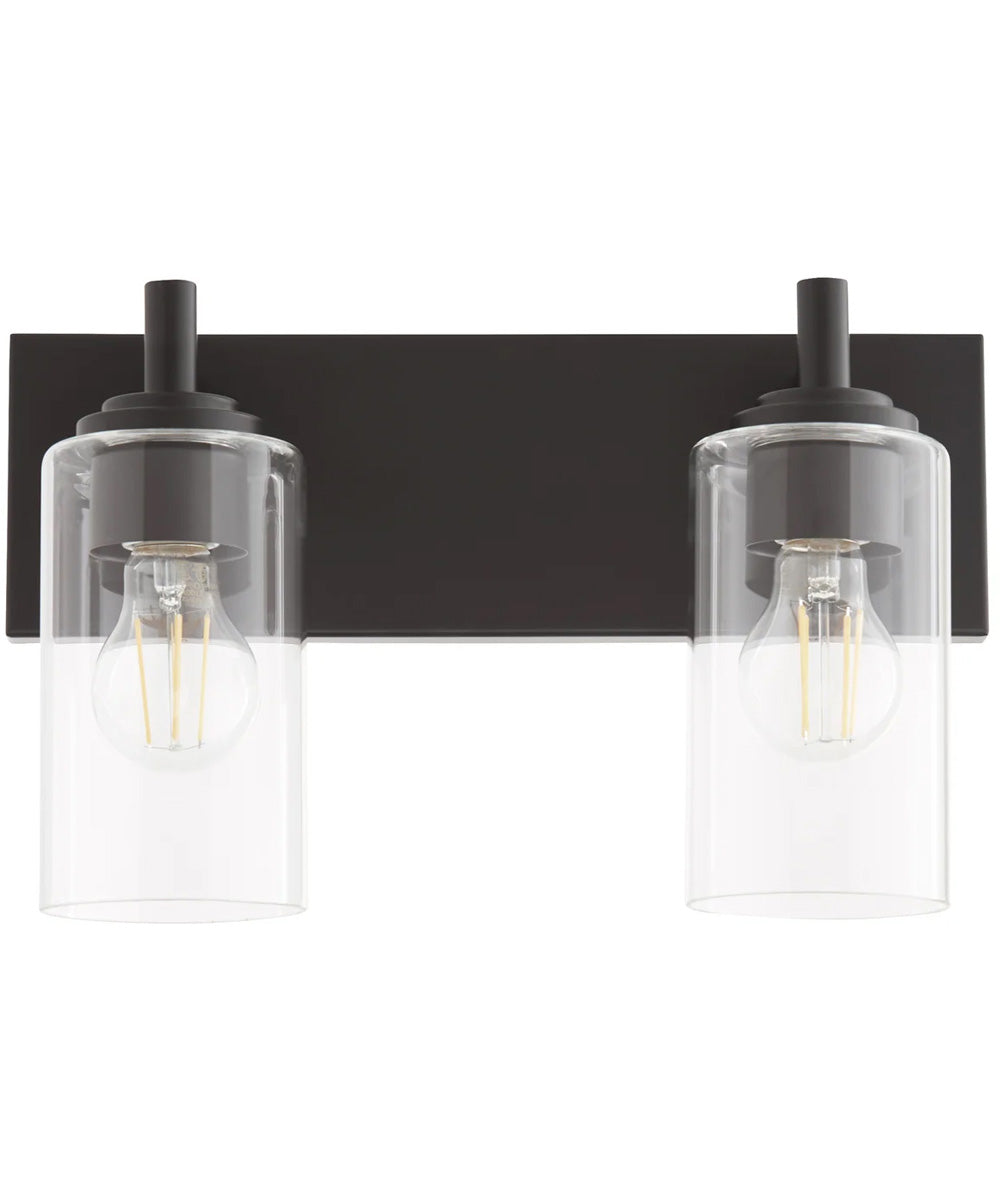 Fallstaff 2-light Bath Vanity Light Matte Black