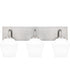 Nielson Large 3-light Bath Light Brushed Nickel