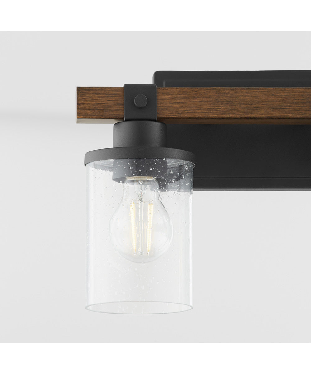 Alpine 3-light Bath Vanity Light Textured Black Walnut