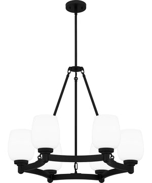 Penning 6-light Chandelier Matte Black