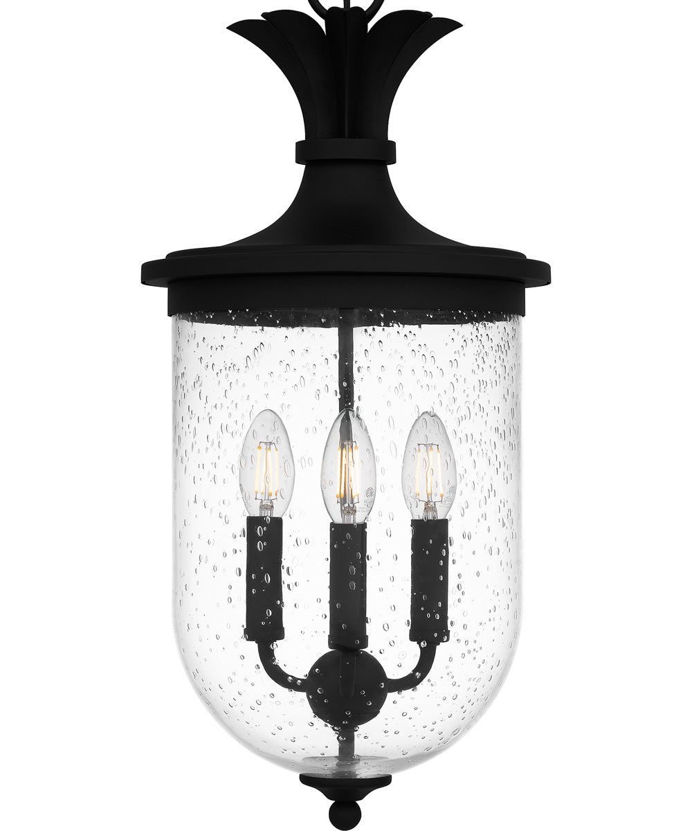 Havana Large 3-light Outdoor Pendant Light Earth Black