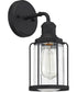 Ludlow Small 1-light Wall Sconce Earth Black