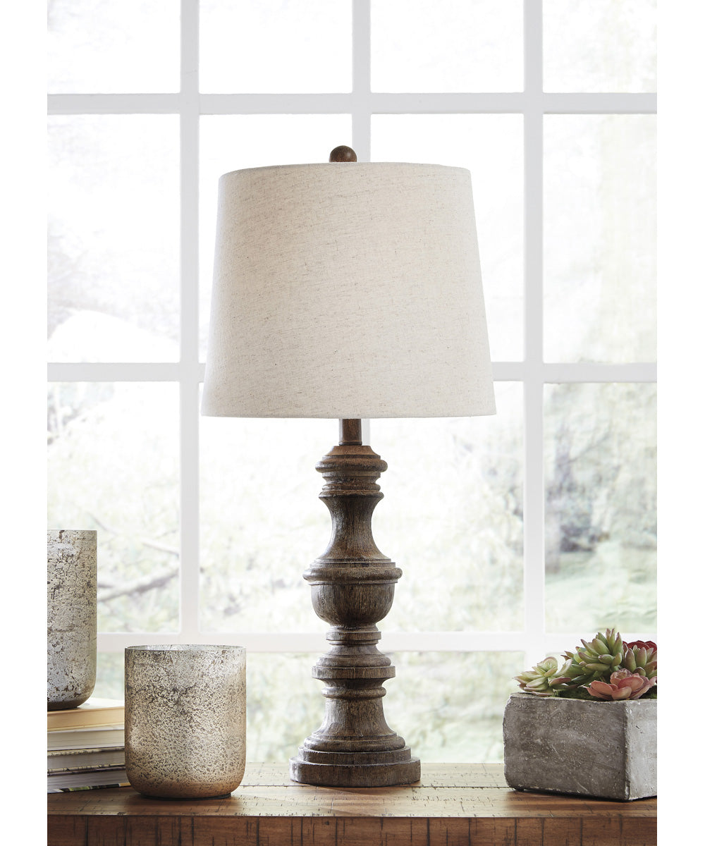 28"H Magaly Poly Table Lamp Set of 2 Brown