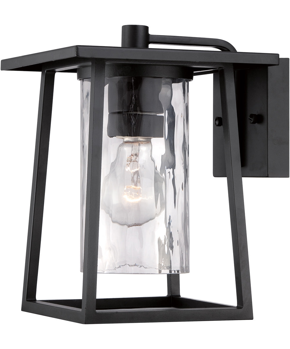 Lodge Medium 1-light Outdoor Wall Light Mystic Black