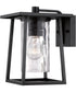 Lodge Medium 1-light Outdoor Wall Light Mystic Black
