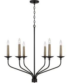 Wilder 6-Light Chandelier Matte Black
