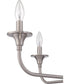 Jolenne 4-Light Chandelier Brushed Polished Nickel