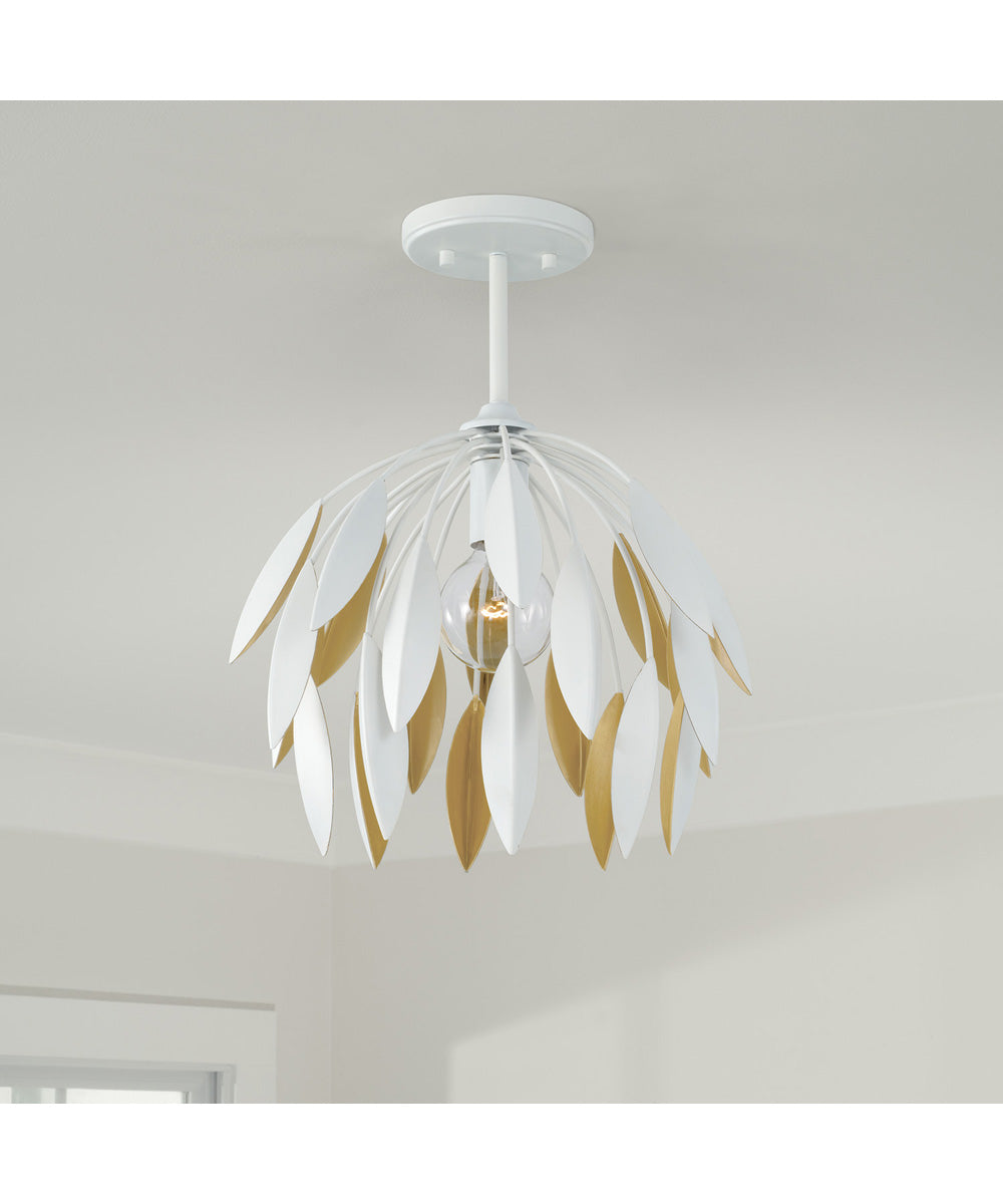 Margeaux 1-Light Pendant Matte White