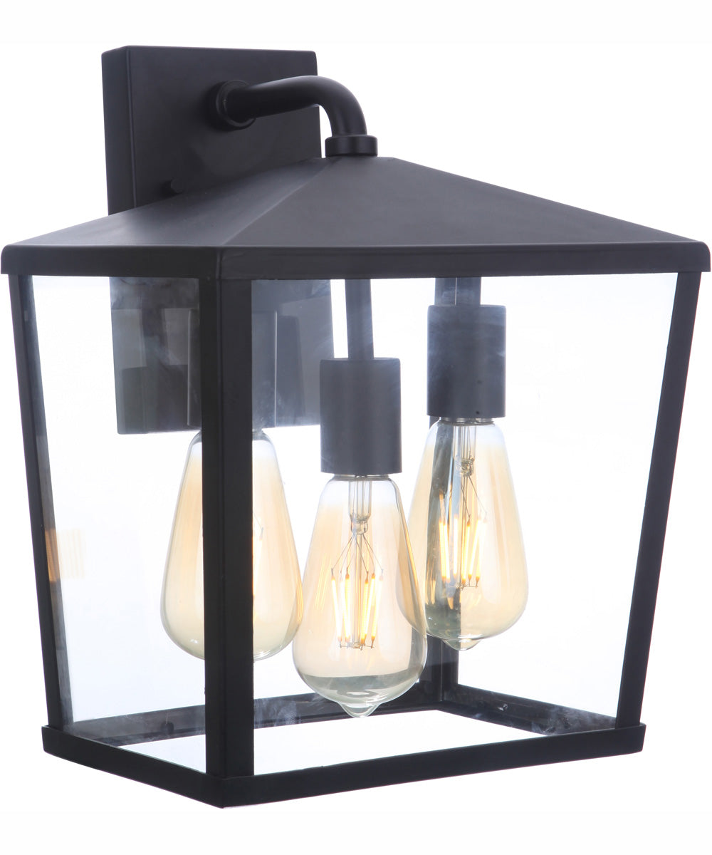 Olsen 3-Light Outdoor Wall Lantern Midnight