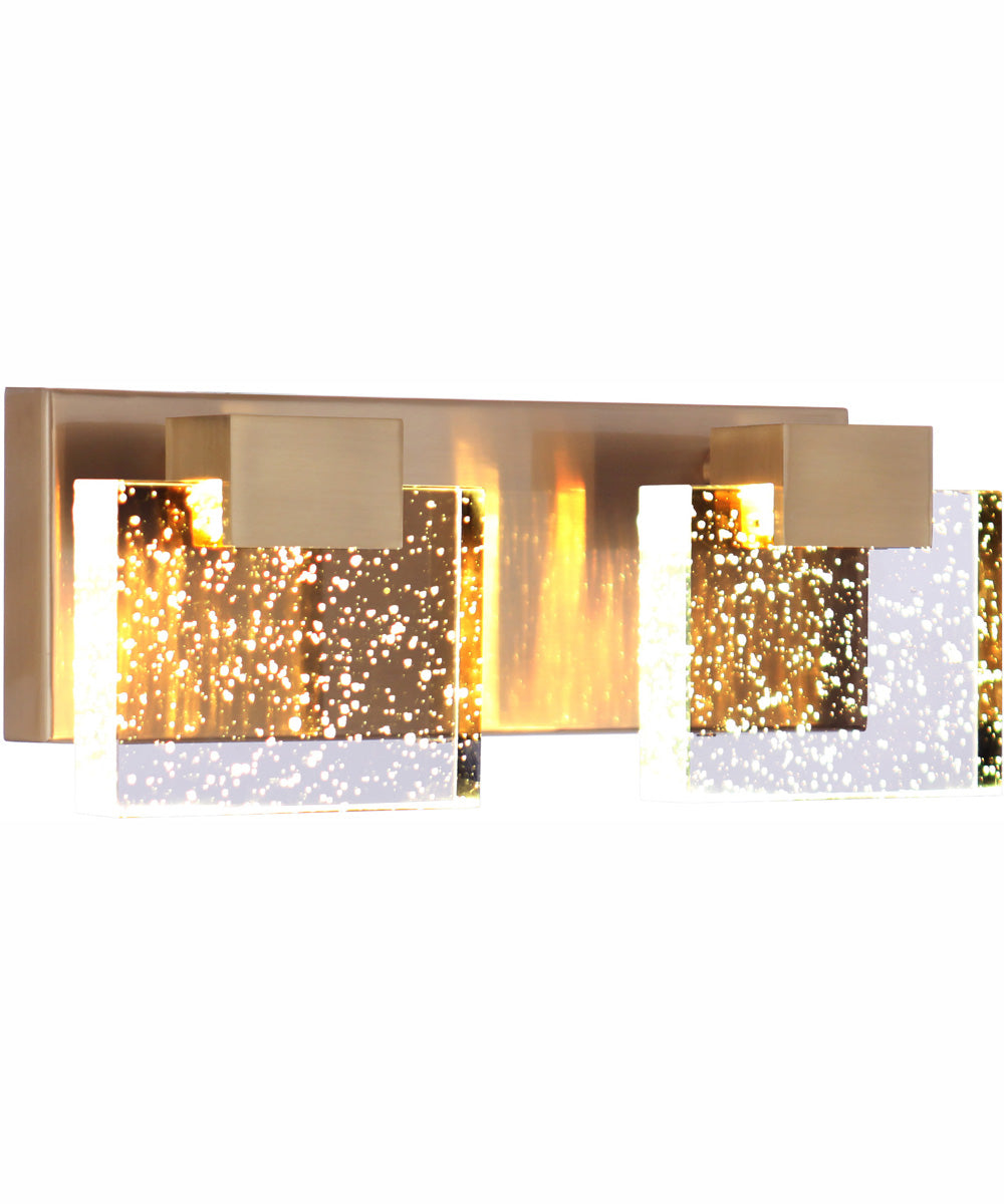 Alamere 2-Light Vanity Satin Brass