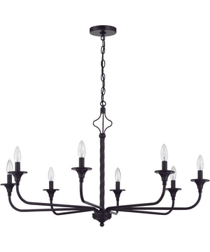 Jolenne 9-Light Chandelier Flat Black