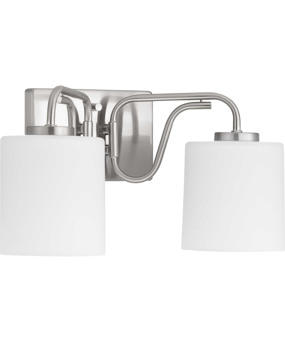 Tobin 2-Light Bath & Vanity Brushed Nickel