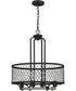 Benton 4-light Pendant Distressed Iron