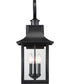 Chancellor Large 3-light Outdoor Wall Light Mystic Black